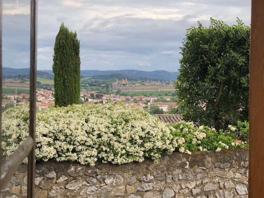 Maison De Charme Avec Vue Sur La Cite Medievale. Carcassonne Bagian luar foto